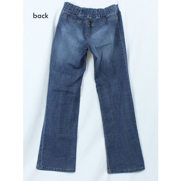00s Vintage Thyme Maternity Wide Leg Jeans Size XS - Picture 2 of 3
